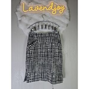 LK Bennett Pockets Pencil Skirt Womens 4 Short Stretch Acedemia Indie Office